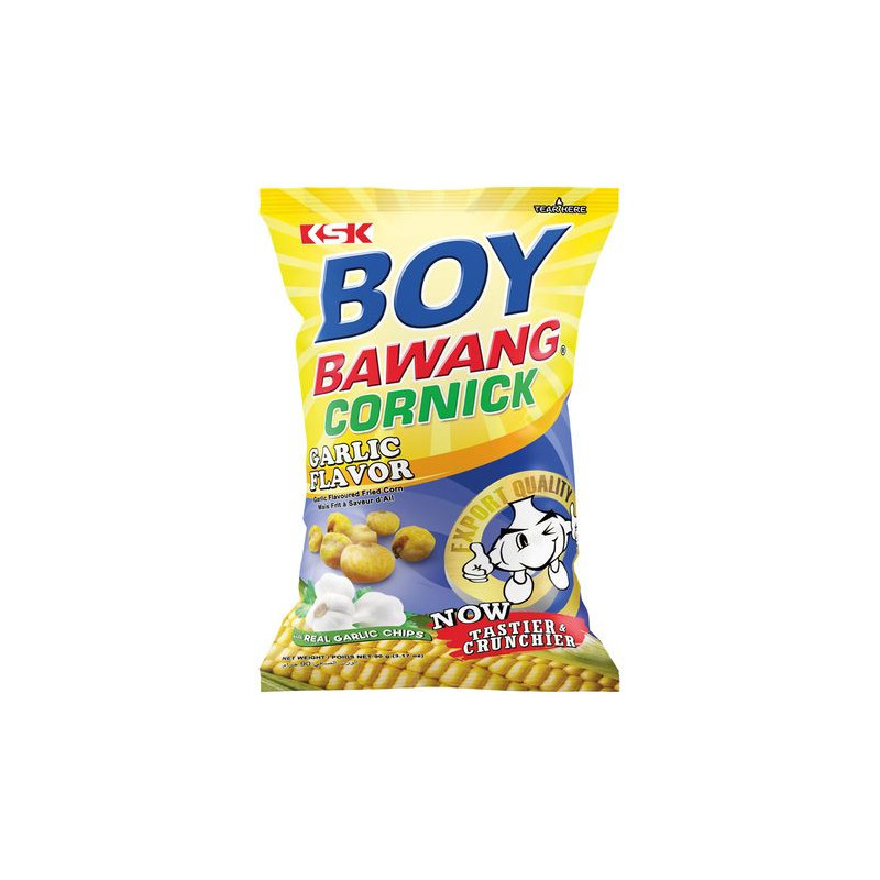 Patatas de maíz sabor a ajo 40/90g - Boy Bawang