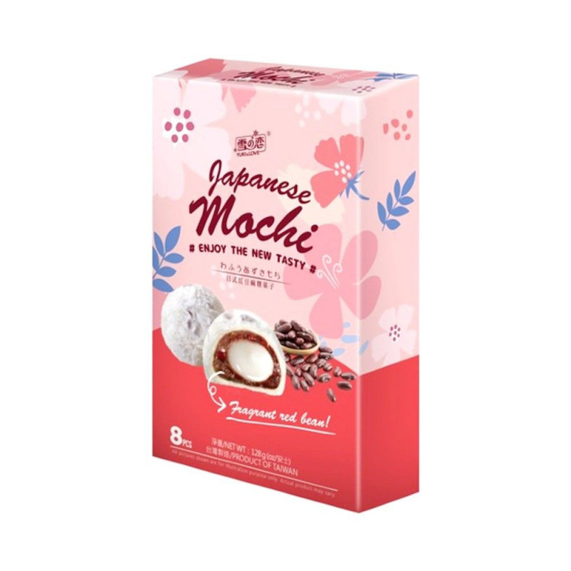 Mochi sabor de frijol rojo 12/128g – Yuki&Love