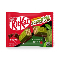 Galletas de Kitkat mini sabor a matcha chocolate  12/116g