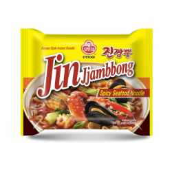 Fideos Inst. Jin ramen sabor a Jjambbong 4/8/130g - OTTOGI