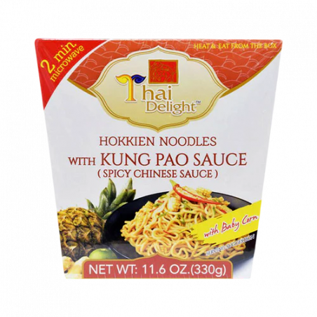 Fideos Hokkien con salsa Kung Pao 6/330g THAI DELIGHT