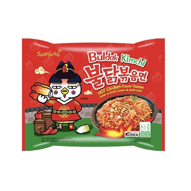 Buldak ramen pollo picante kimchi 40/135g SAMYANG