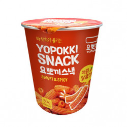 Snack sabor yopokki dulce y picante 12/50g - YOUNG POONG