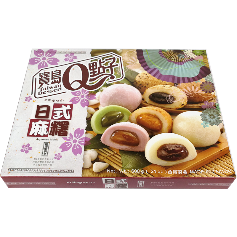 Mochi variado pack familiar 12/600g BAODAO