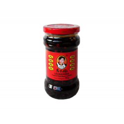 Salsa frijoles negros en aceite de guindilla 24/280g LAO GAN MA