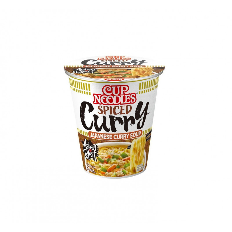 Fideos Instantáneos sabor curry japonés（vaso）8/67g Nissin