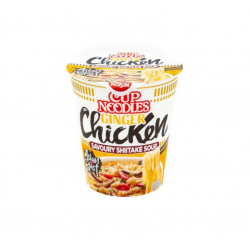 Fideos Instantáneos pollo al jengibre (vaso) 8/63g Nissin