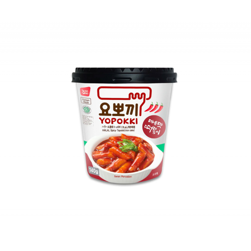 Yopokki Inst. Sabor halal picante 30/140g - YOUNG POONG