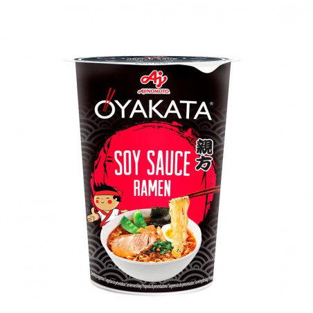 Fideos instantanteos sabor salsa de soja  8/63g Oyakata Ajinomoto