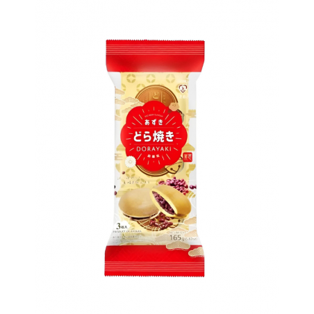 Dorayaki sabor frijol rojo  12/165g TOKIMEKI