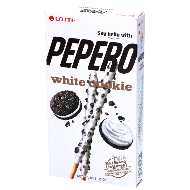 Palitos de galleta cookie blanco 40/37g Pepero LOTTE