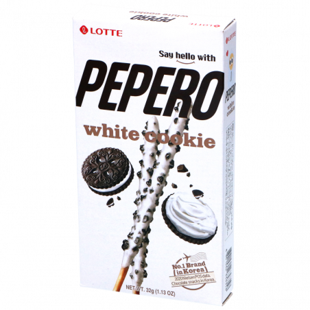 Palitos de galleta cookie blanco 40/37g Pepero LOTTE