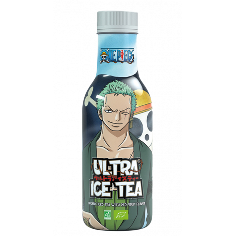 Bebida de té ultra helado sabor a Frutos rojos (ZORO) 12/500ml - ONE PIECE