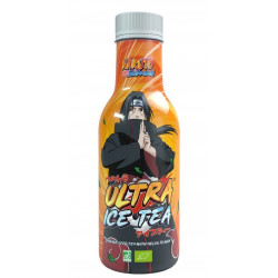 Bebida de té ultra helado sabor a Melocotón (Itachi) 12/500ml - Naruto