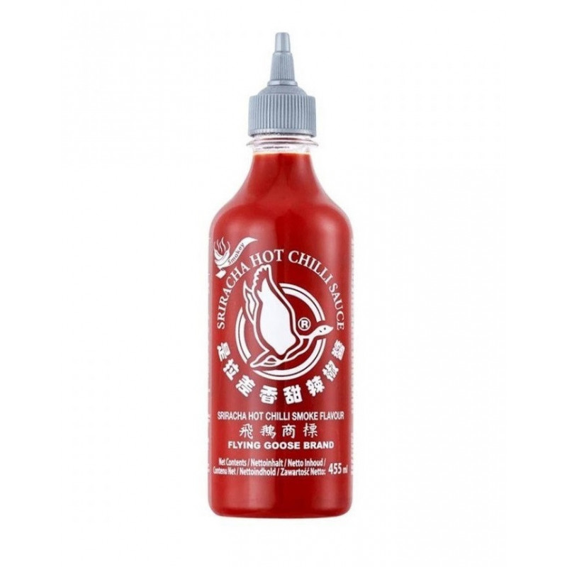 Salsa sriracha sabor smokey Flyging Goose 6/455ml