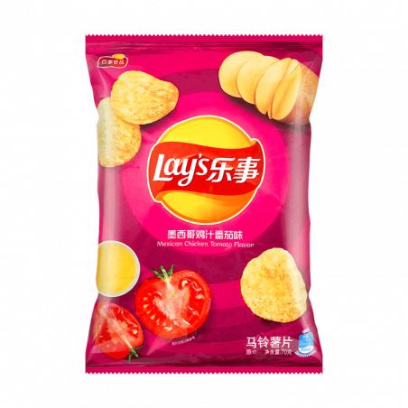 乐事薯片墨西哥鸡汁番茄味 22/70g
