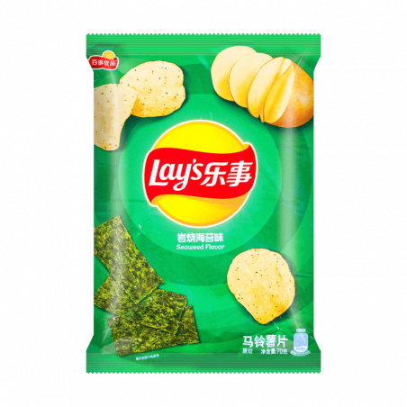 Patatas Fritas Sabor Algas Asadas 22/70g Lay's