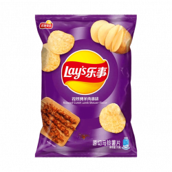 乐事薯片烤羊肉串味 22/70g
