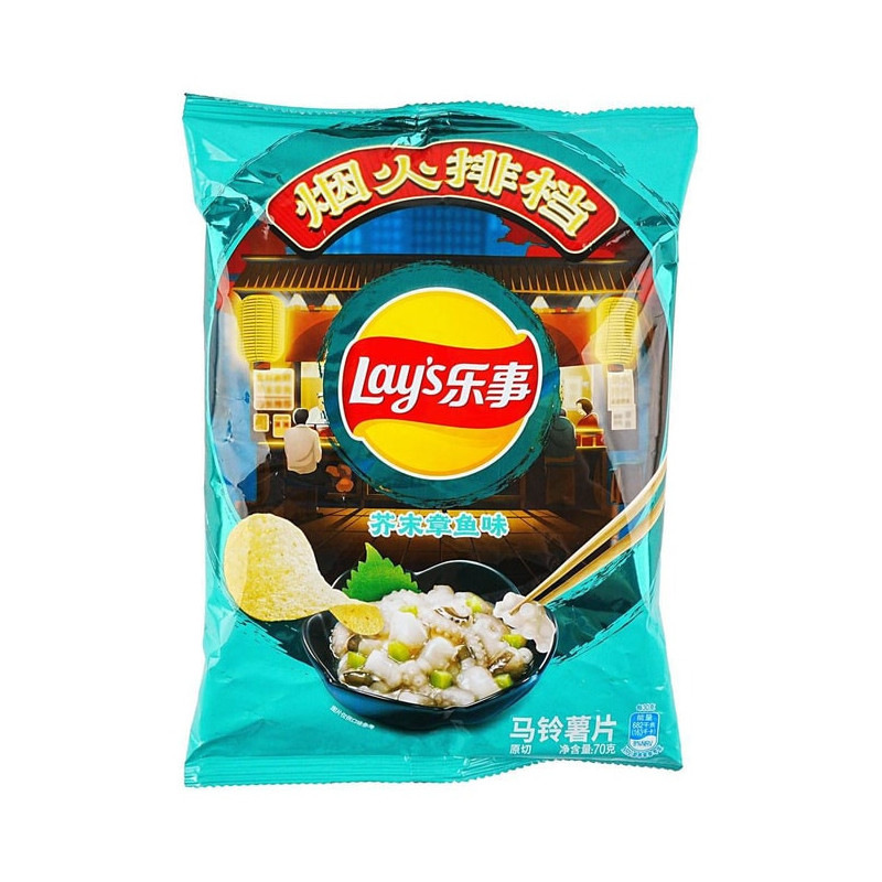 乐事薯片芥末章鱼味 22/70g