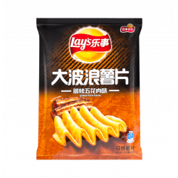 乐事薯片大波浪碳烤五花肉味 22/70g
