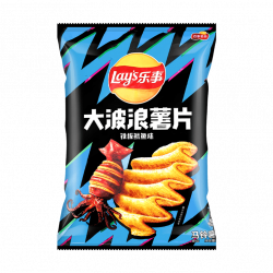 乐事薯片大波浪铁板鱿鱼味 22/70g 乐事薯片大波浪铁板鱿鱼味 22/70g