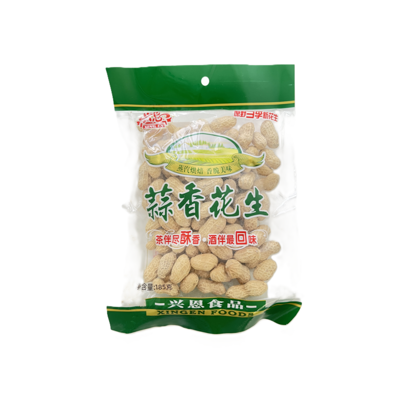 Cacahuetes sabor ajo 40/185g XINGJIE