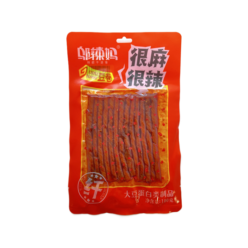 Aperitivo de soja DouJuan Hot Spicy 80/100g WULAMA