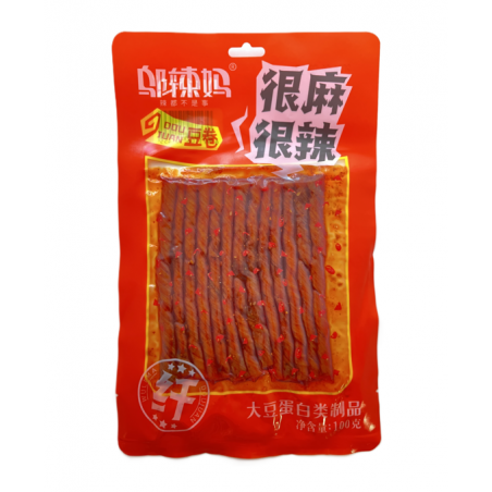 Aperitivo de soja DouJuan Hot Spicy 80/100g WULAMA