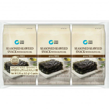 Algas Condimentadas Con Aceite De Oliva 15/4,5g CHUNGJUNGONE