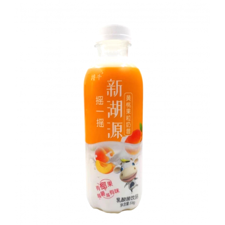 Bebida sabor melocotón con bolitas de coco 15/518ml FUNIU