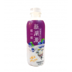 傅牛 新湖源 蓝莓果粒奶昔 15/518ml