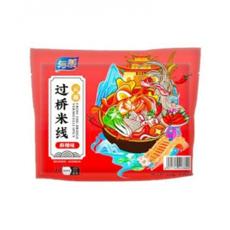 Fideos de arroz  Picantes Cross-the-Bridge Yumei 20/252g