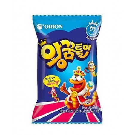 Gominolas sabor variado gusanito 10/67g - Orion