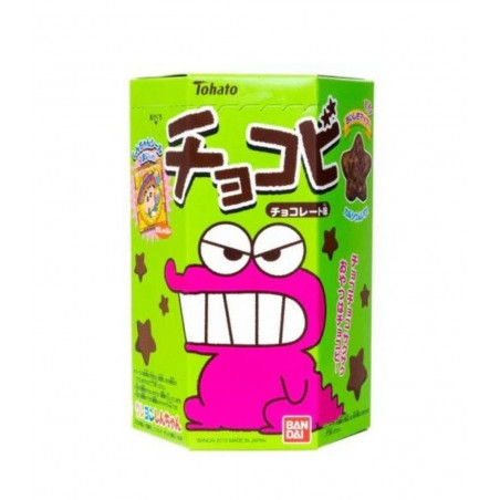 Galletas Chocobi sabor chocolate Shin Chan 48/25g TOHATO