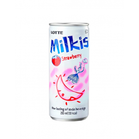 Refresco milkis soft sabor Fresa 30/250ml - LOTTE