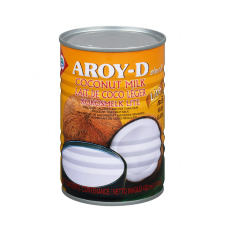 Aroy-D 淡味椰浆罐装 12/400ml