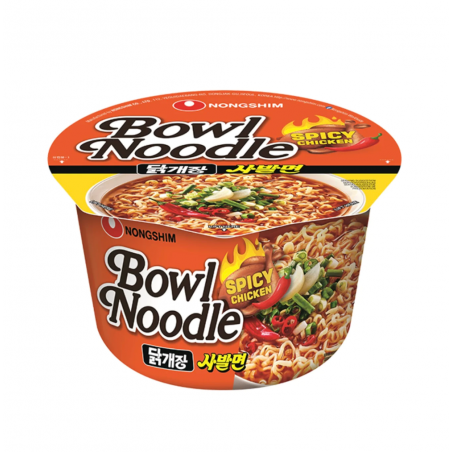 Fideos Instantáneos Bowl Pollo Picante bol 12/100g NONG SHIM