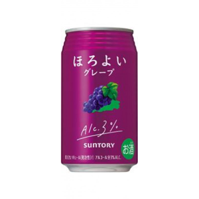 Cóctel Sabor A Uva (Alcohol 3%) 24/350ml SUNTORY HOROYOI