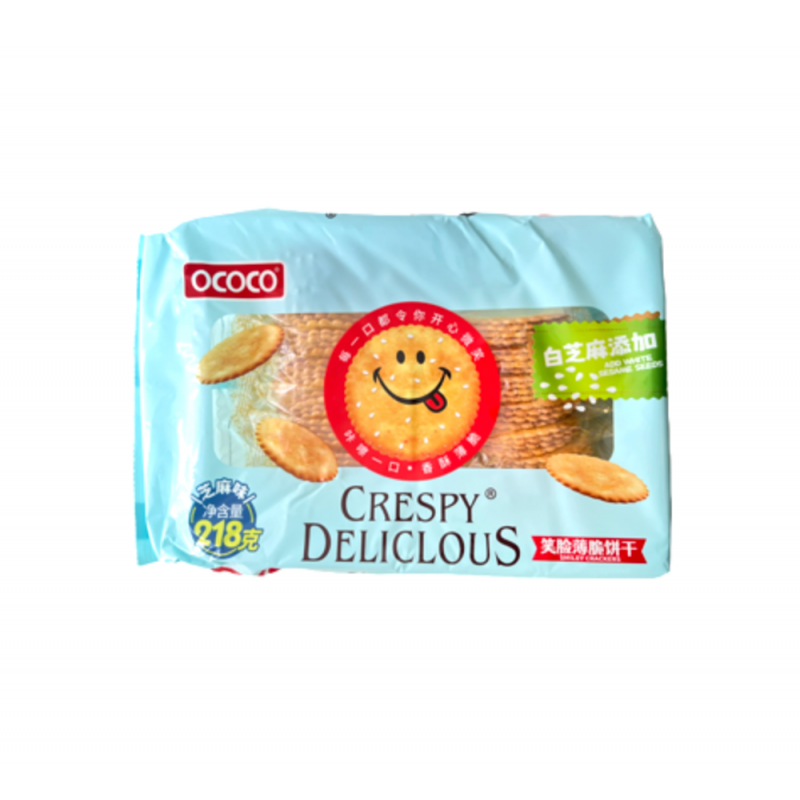 Galletas sonrisa sabor sésamo 12/218g OCOCO