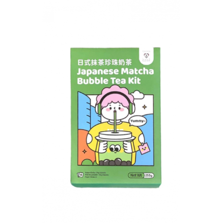 Bubble tea kit sabor Matcha 12/255g TOKIMEKI