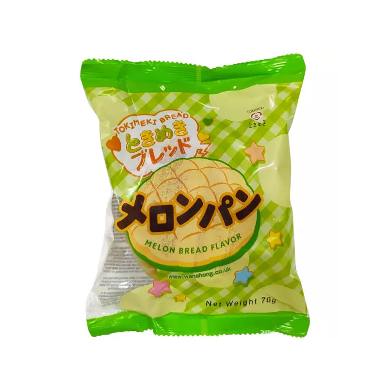 Pan esponjoso sabor melón TOKIMEKI 12/70g