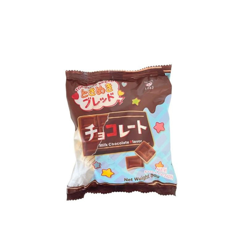 Pan esponjoso sabor a Chocolate con Leche (Nueva Colección) 24/80g TOKIMEKI