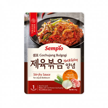 Salsa Gochujang Bulgogi Picante 24/75g SEMPIO