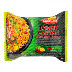 Noodles inst sabor ChiliMansi Pancit Canton 24/65g Lucky Me