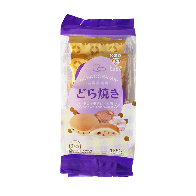 Dorayaki sabor Tea Taro TOKIMEKI 12/165g