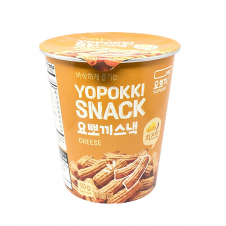 Snack sabor yopokki sabor queso picante 12/50g YOUNG POONG