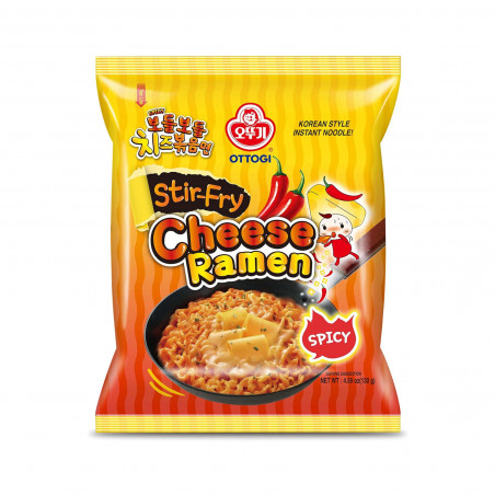 Fideos inst. fritos  sabor Queso Picante 20/130g  OTTOGI