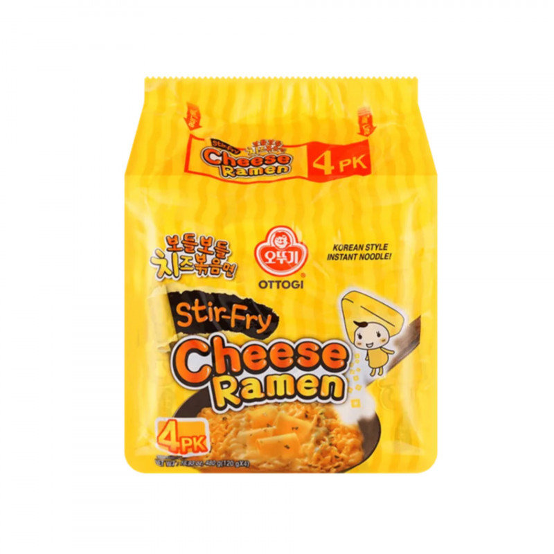 Fideos Instantaneos Stir-Fry sabor Queso 32/120g - Ottogi