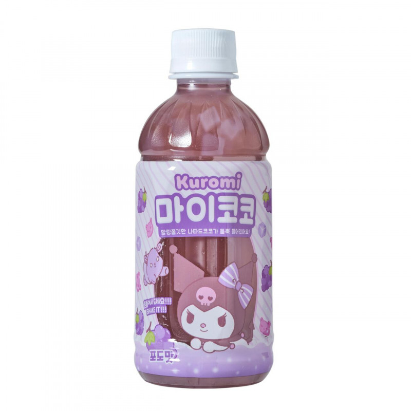 Bebida Sanrio (Kuromi) sabor Uva 24/340ml