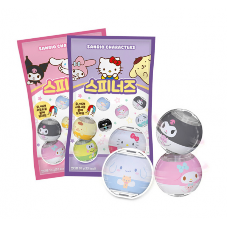 Gominola sabor Variado con Spinner Sanrio 24/10g Measty